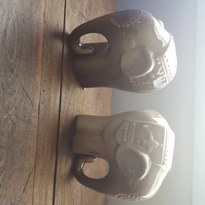 Pair of ceramic elephants